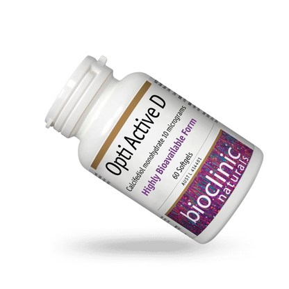 Bioclinic Naturals Opti Active D Softgels 60c