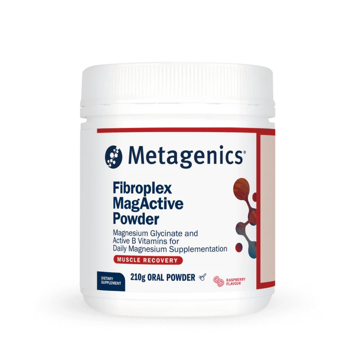 Metagenics Fibroplex MagActive Raspberry 210g