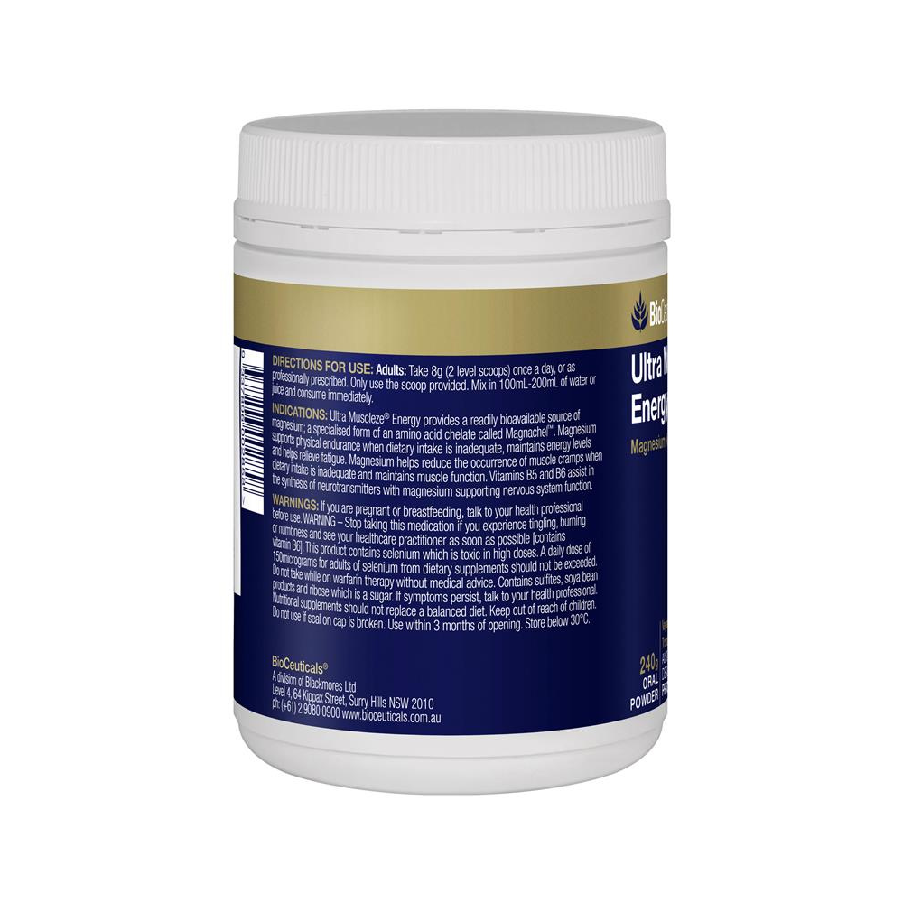 BioCeuticals Ultra Muscleze Energy 240g