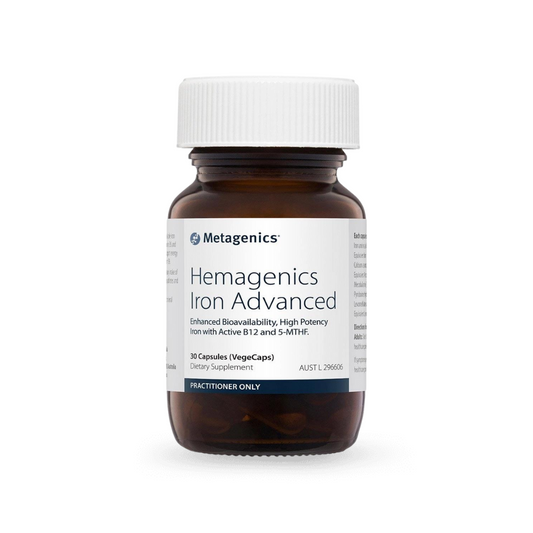 Metagenics Hemagenics Iron Advanced 30 Capsules