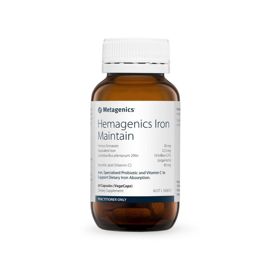 Metagenics Hemagenics Iron Maintain 60 Capsules