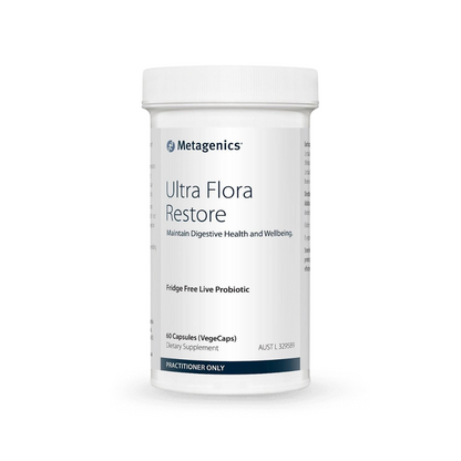 Metagenics Ultra Flora Restore Dairy Free 60 capsules