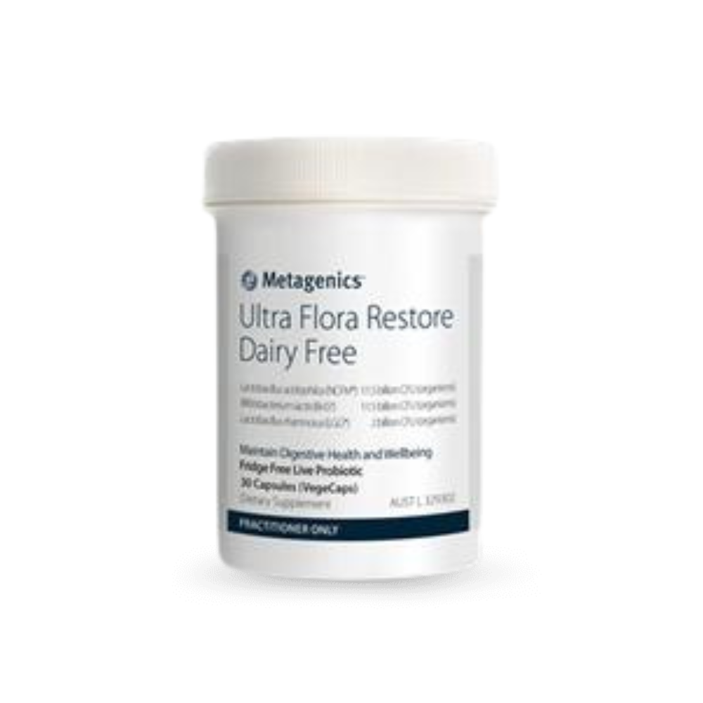 Metagenics Ultra Flora Restore Dairy Free 30 capsules