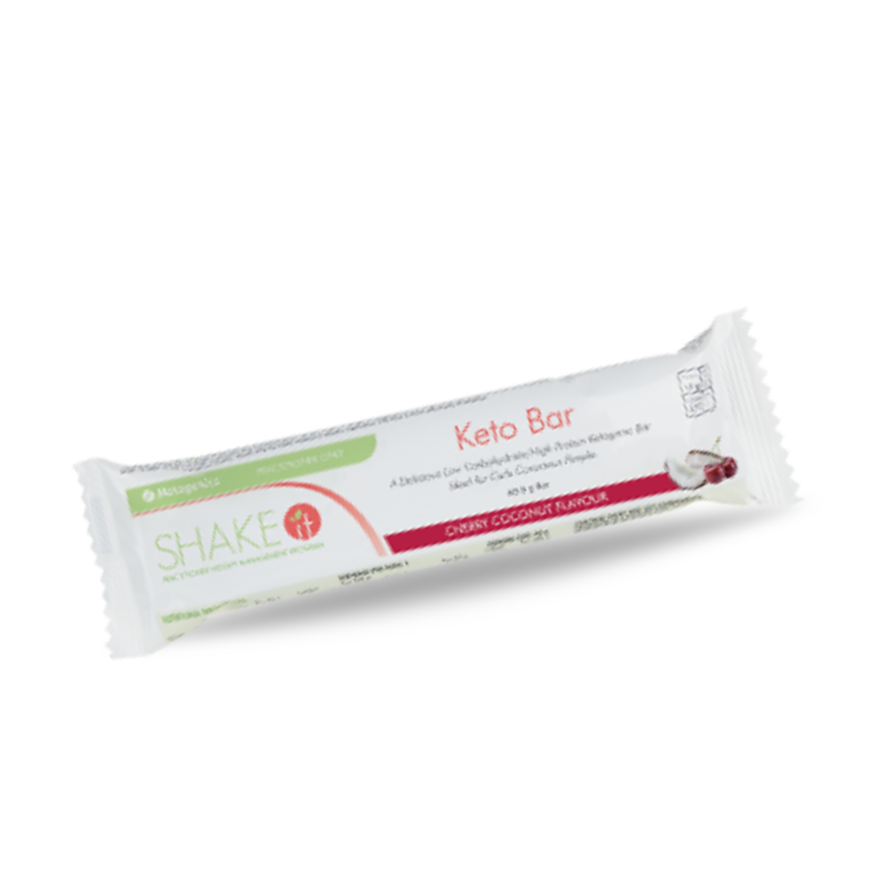 Metagenics Keto Bar Cherry Coconut 60g bar( Box of 10)