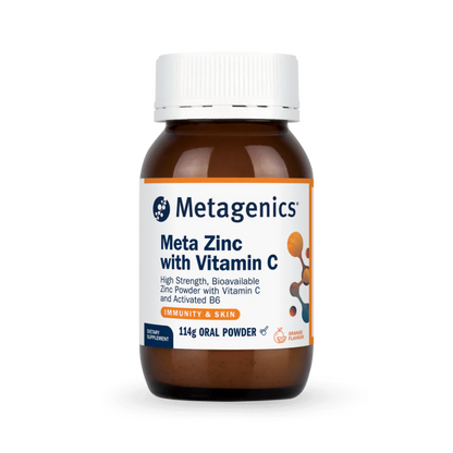 Metagenics Meta Zinc with Vitamin C Orange 114g