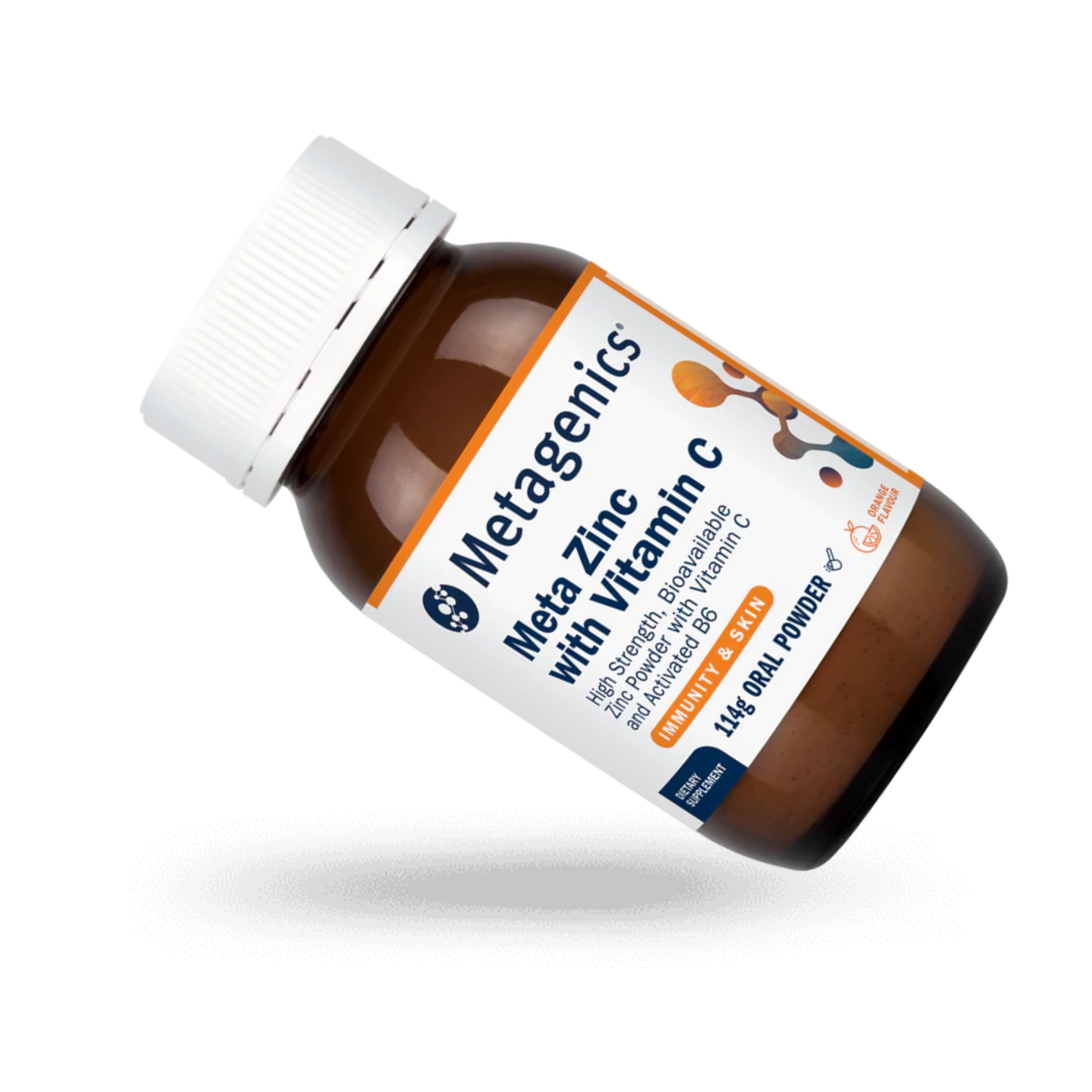 Metagenics Meta Zinc with Vitamin C Orange 114g