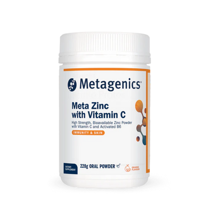 Metagenics Meta Zinc with Vitamin C Orange 228g