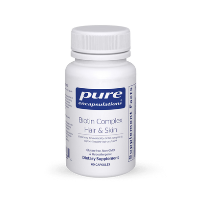 Pure Encapsulations Biotin Complex Hair & Skin 60 Capsules