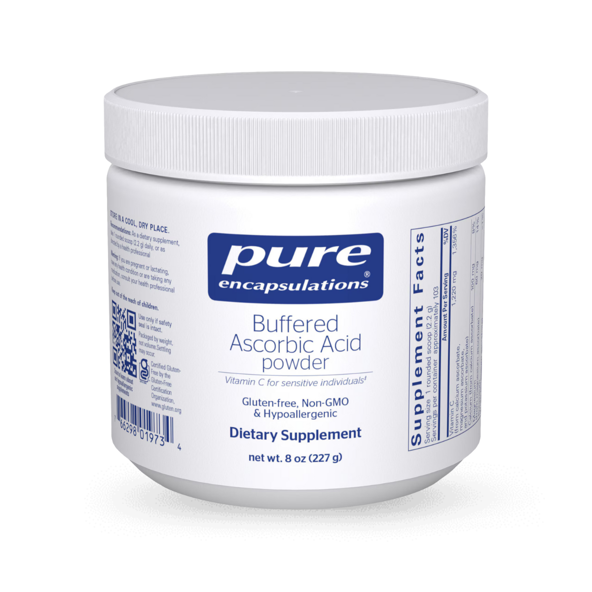 Pure Encapsulations Buffered Ascorbic Acid powder 227g