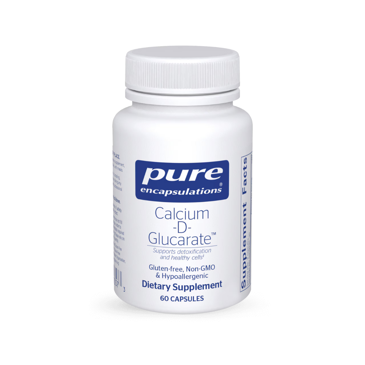 Pure Encapsulations Calcium-D-Glucarate 60 Capsules