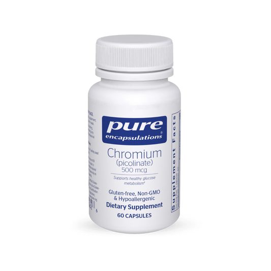 Pure Encapsulations Chromium (picolinate) 500mcg 60c