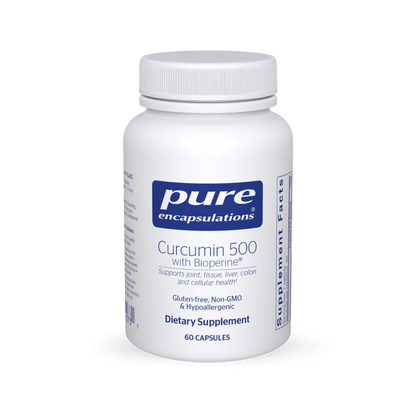 Pure Encapsulations Curcumin 500 with Bioperine 60 Capsules