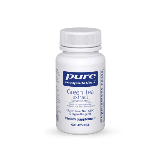 Pure Encapsulations Green Tea Extract (decaffeinated) 60 Capsules