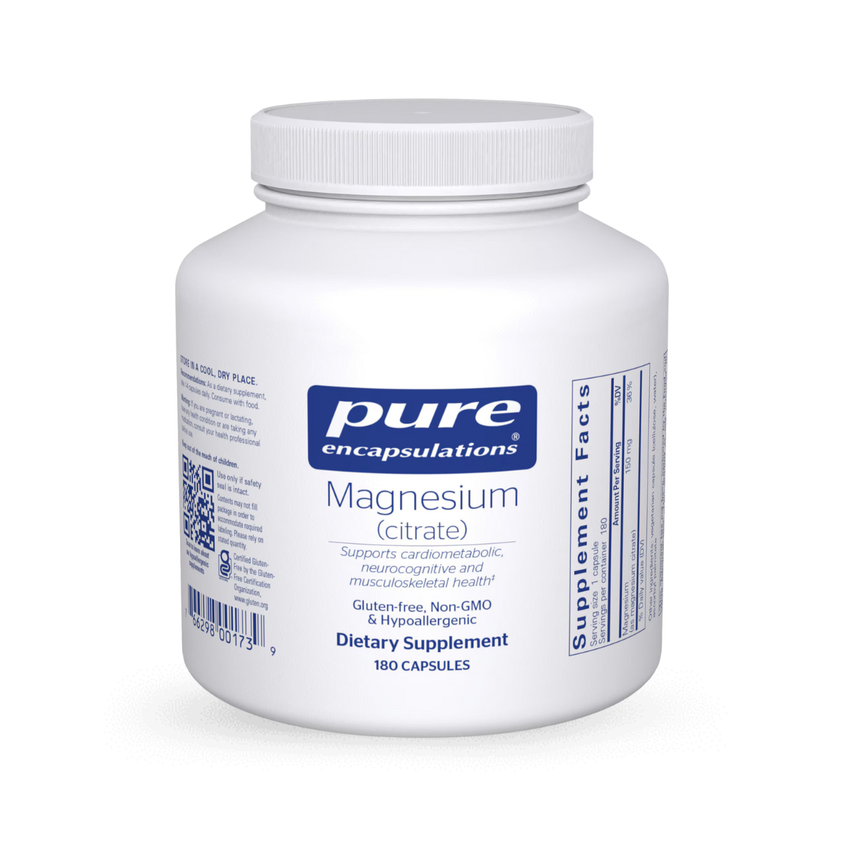 Pure Encapsulations Magnesium (citrate) 180 Capsules