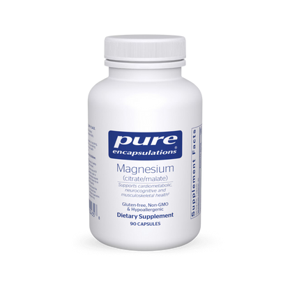 Pure Encapsulations Magnesium (citrate/malate) 90 Capsules