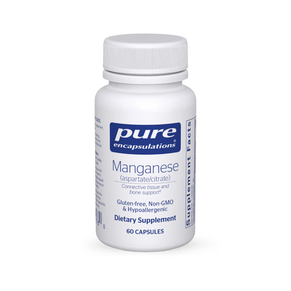 Pure Encapsulations Manganese (aspartate/citrate) 60 Capsules