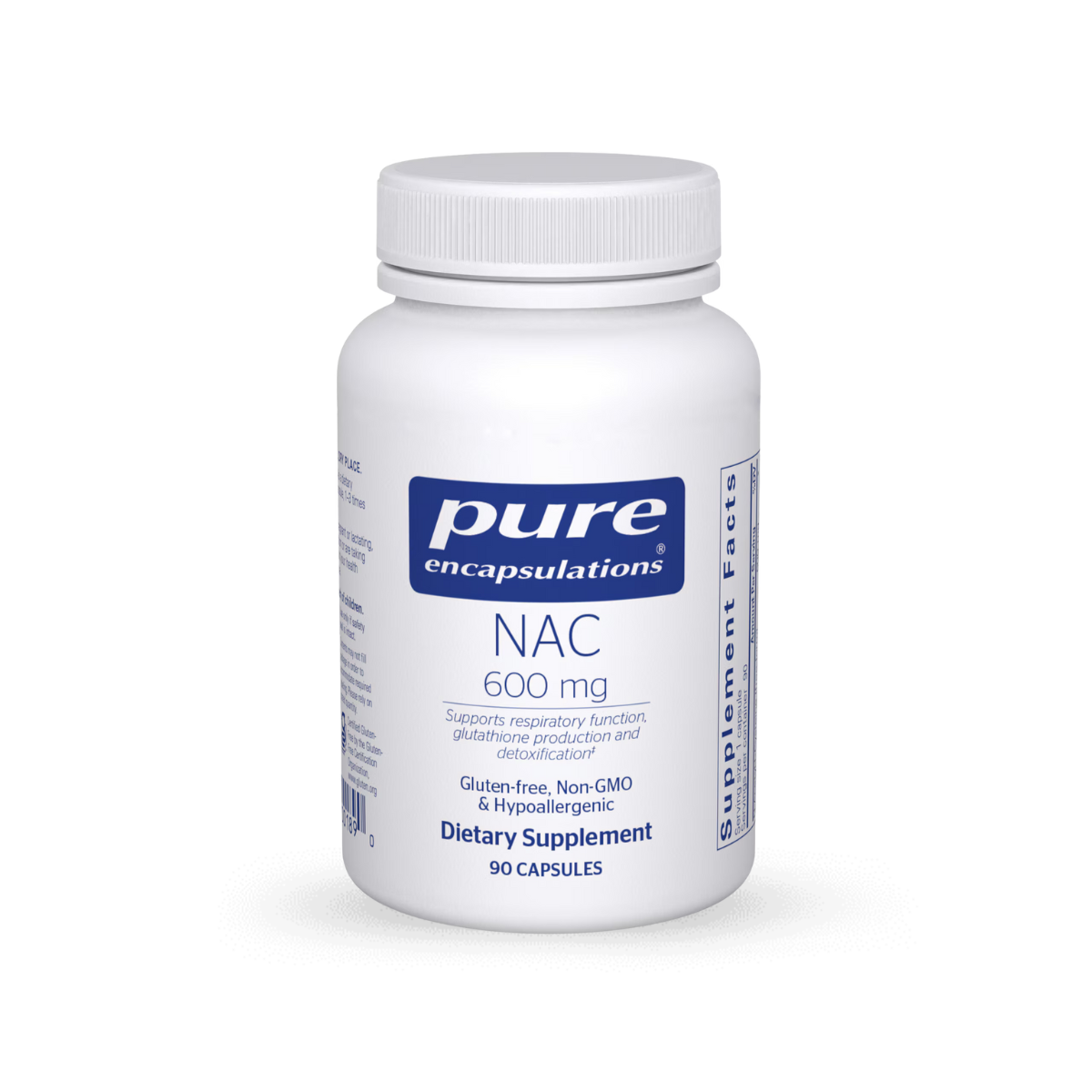 Pure Encapsulations NAC 600mg 90 Veg Capsules