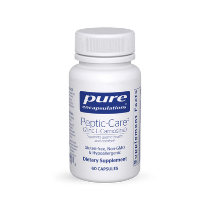 Pure Encapsulations Peptic-Care (Zinc-L-Carnosine) 60 Capsules