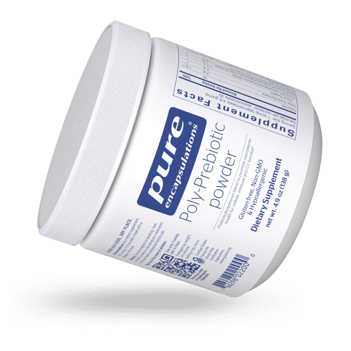 Pure Encapsulations Poly-Prebiotic powder 138g