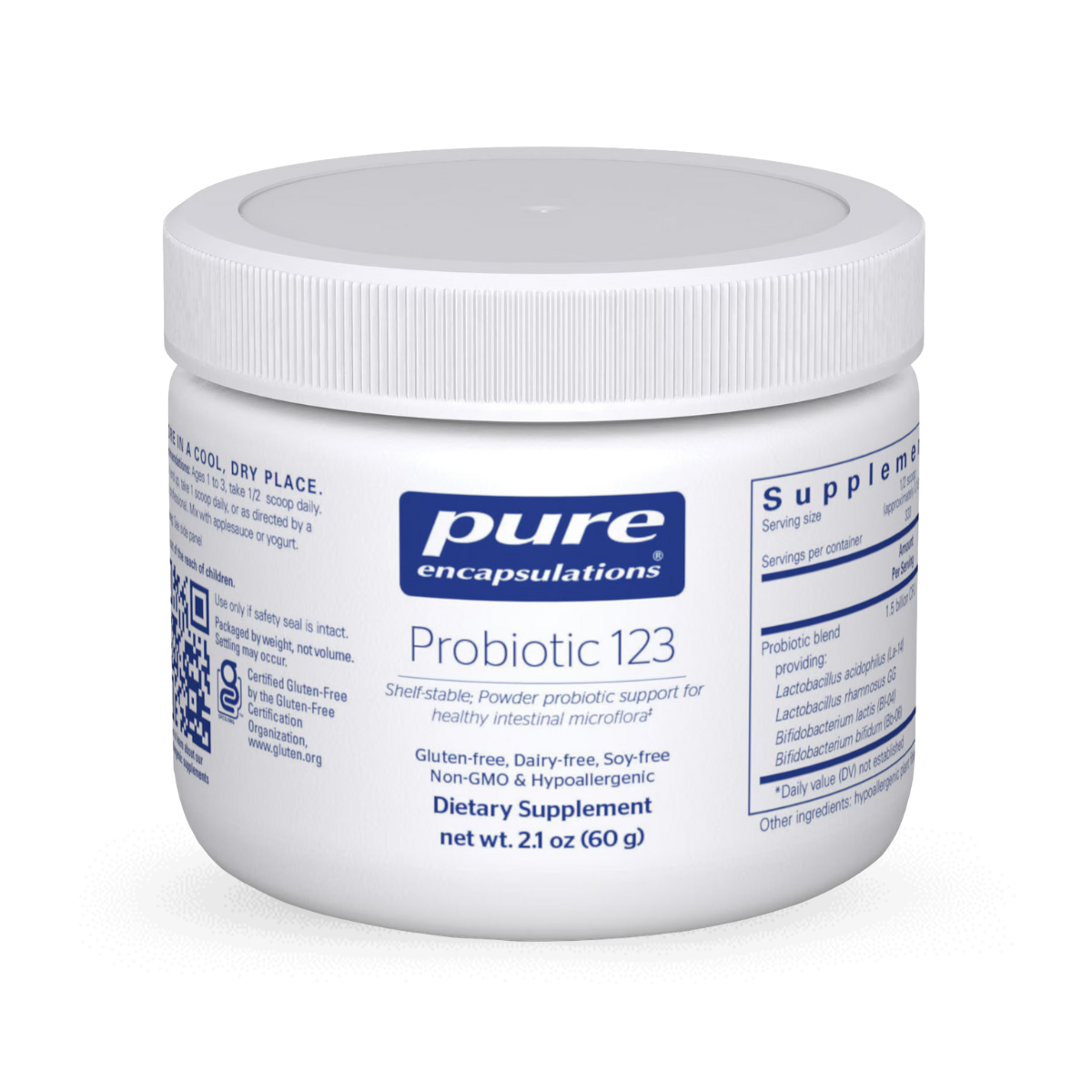 Pure Encapsulations Probiotic 123 - 60g