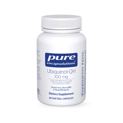 Pure Encapsulations Ubiquinol-QH 100 mg 60 Softgel Capsules