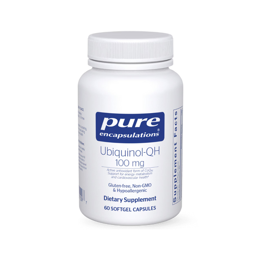 Pure Encapsulations Ubiquinol-QH 100 mg 60 Softgel Capsules