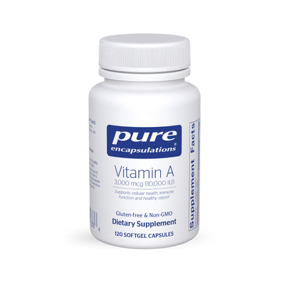 Pure Encapsulations Vitamin A 120 Softgel Capsules