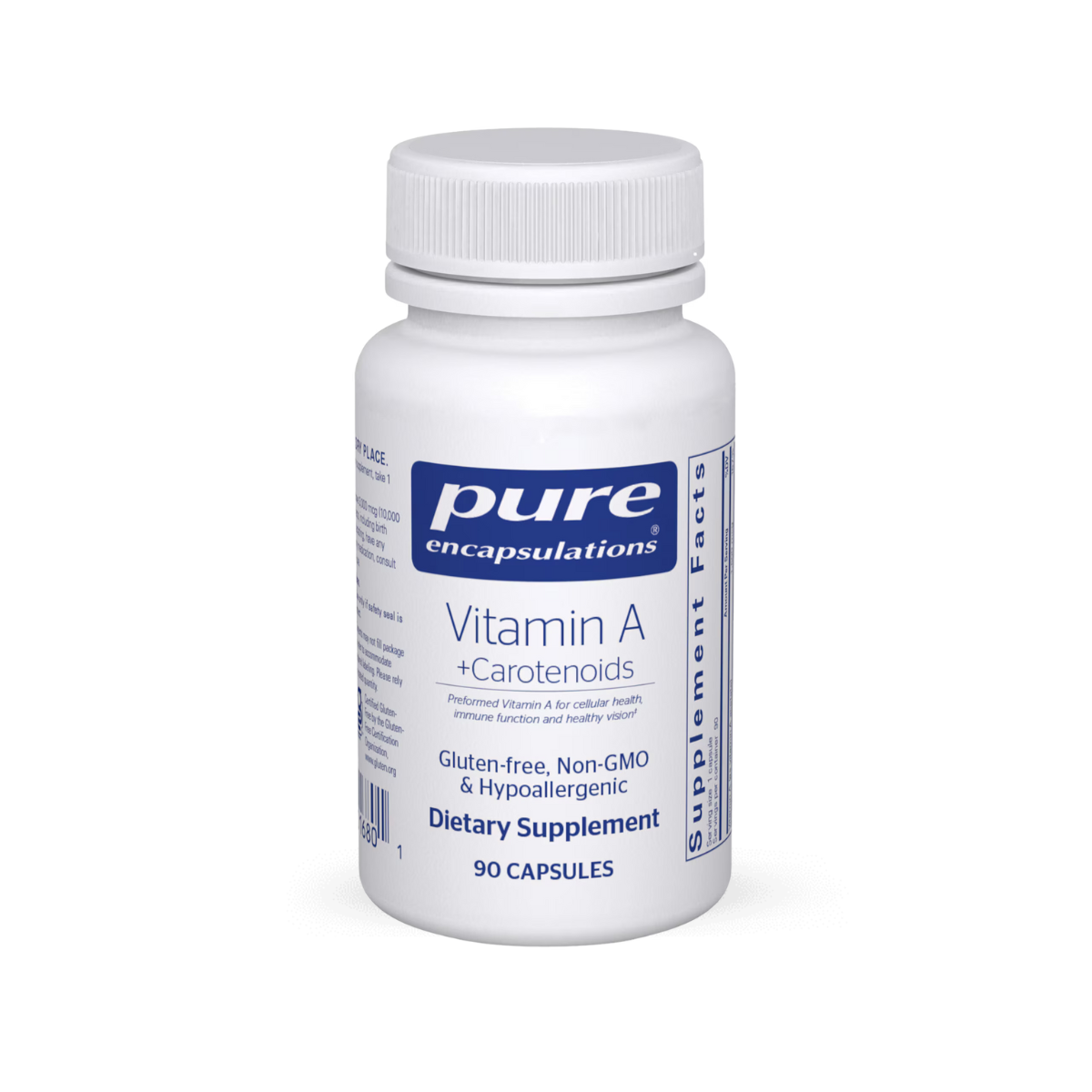 Pure Encapsulations Vitamin A + Carotenoids 90 Capsules