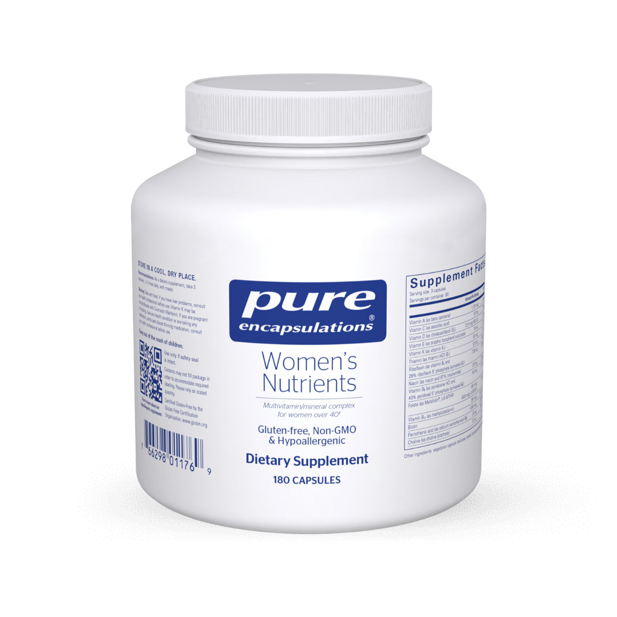 Pure Encapsulations Women's Nutrients 180 Capsules