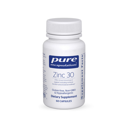 Pure Encapsulations Zinc 30 - 60 Capsules