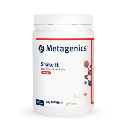 Metagenics Shake It Vanilla 554g Powder