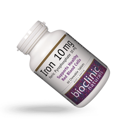 Bioclinic Naturals Iron 10 mg 60 Tablets