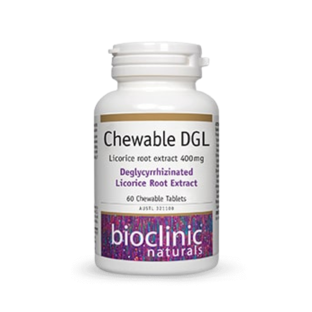 Bioclinic Naturals Chewable DGL 60 Tablets